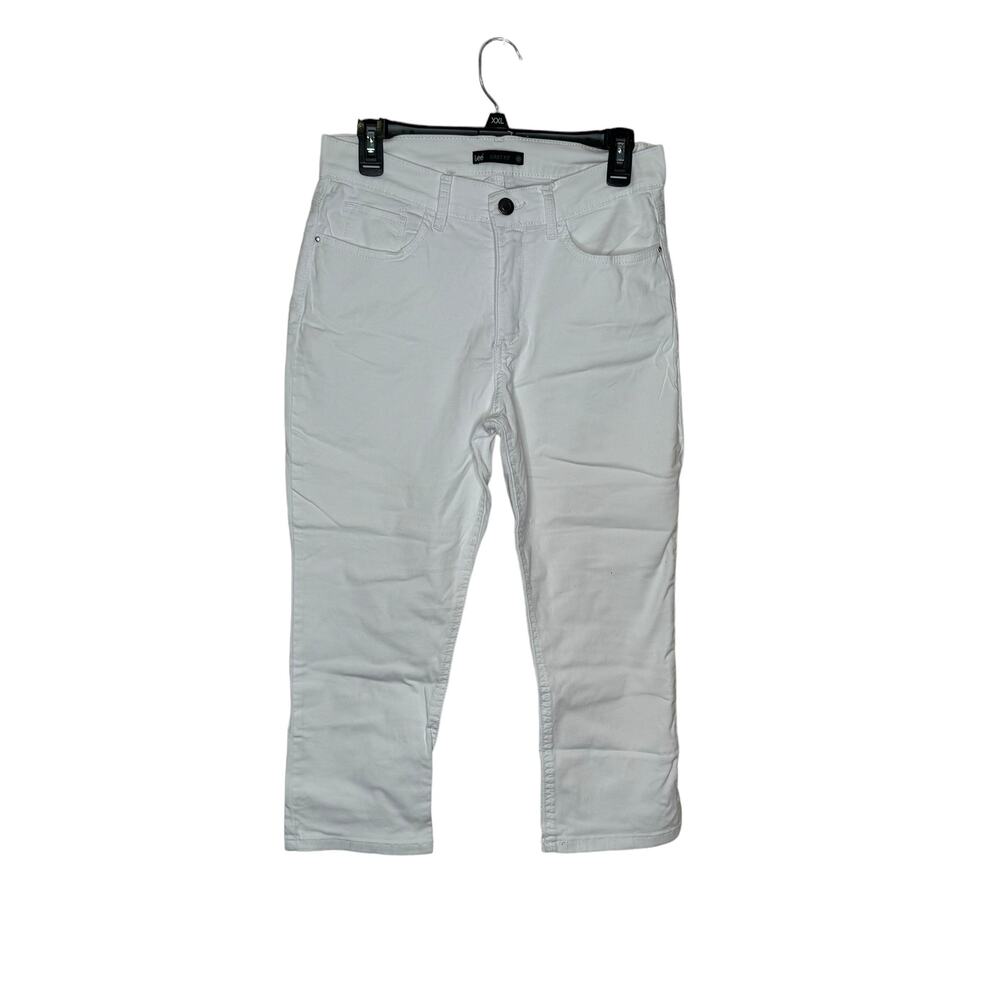 Lee Women's Jeans Easy‎ Fit High-Rise Straight Leg Regular Fit Denim Grey Sz. 30